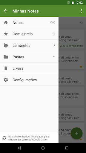 Minhas Notas - Bloco de Notas screenshot 2