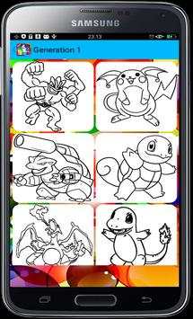 Coloring Book for Pokemon Fans screenshot 3
