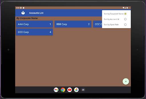 Accounts List screenshot 12