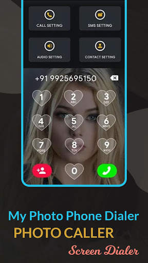 My Photo Phone Dialer  Photo Caller Screen Dialer screenshot 1