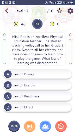 Teachers Licensure Quiz offline | Self Test MCQ screenshot 3