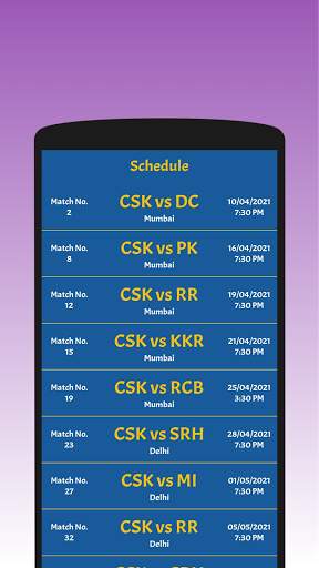 Chennai Super Kings 2022 (CSK) screenshot 3
