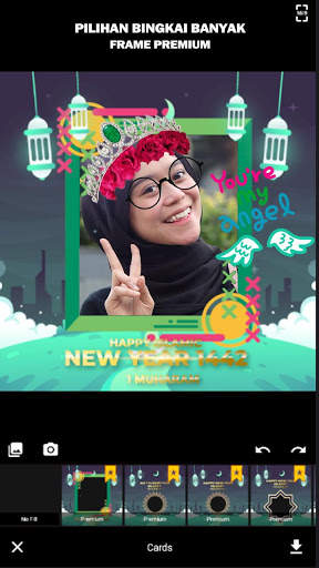 Frame Happy Islamic New Year 1442 H screenshot 2
