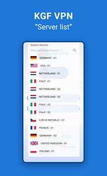 KGF VPN screenshot 2