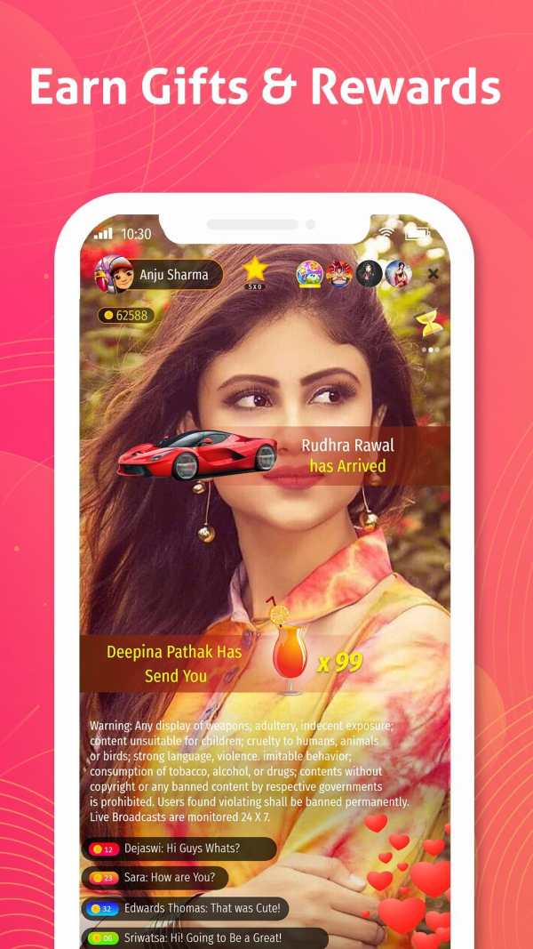 UGo Live- Live Video streaming, Live Chat & audio screenshot 2