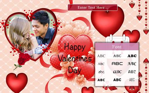 Valentine Day Photo Frame скриншот 2