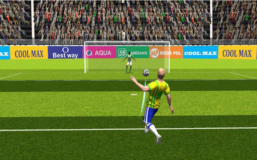 Football Flick Goal ⚽️ Soccer World Craze kick 3D screenshot 2