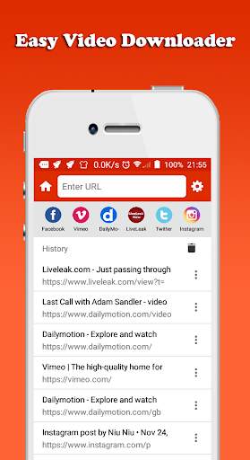 Easy Video Downloader screenshot 1