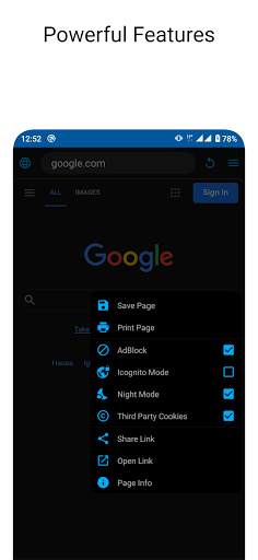 Lite Browser screenshot 5