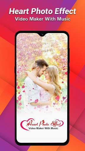 Heart Photo Effect Video Maker with Music screenshot 1