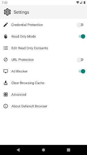 DefensX Browser screenshot 4