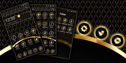 Luxury Black Leather Theme screenshot 6