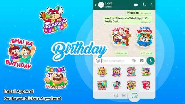 Birthday stickers for whatsapp screenshot 2