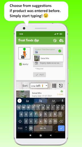 Fresh Foods 🍓 Expiry Date Tracker xx-xx-xxxx 👍 screenshot 3