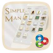 Simple man Go Launcher Theme 5.99