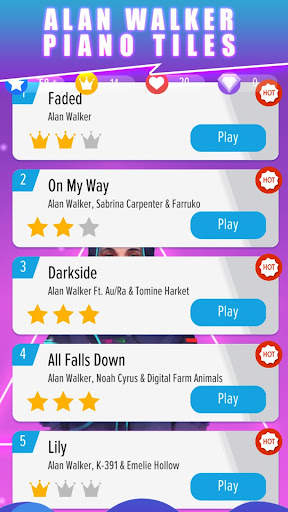 Piano Tiles: Alan Walker DJ screenshot 5