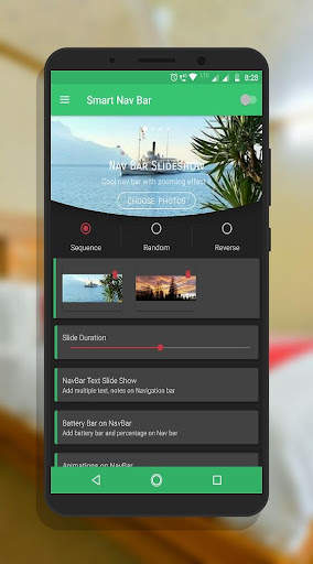 Smart navigation bar - navbar slideshow screenshot 7