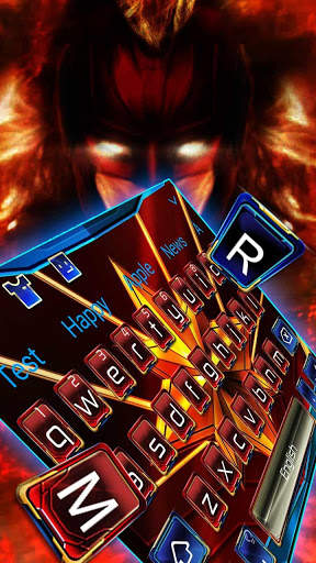Nobel Marvel Warrior Hero Keyboard Theme screenshot 1