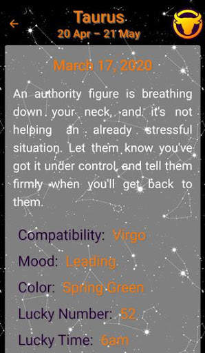 My Concise Horoscope screenshot 2