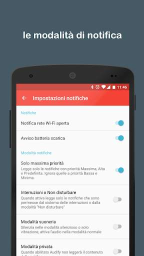 Audify Lettore di notifiche screenshot 5