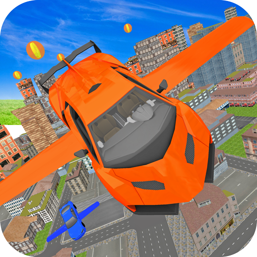 Futuristic Real Flying Car 3D आइकन