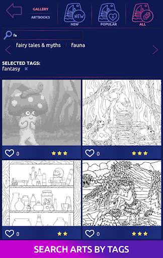 Big Coloring Book: free color by number, pixel art screenshot 14