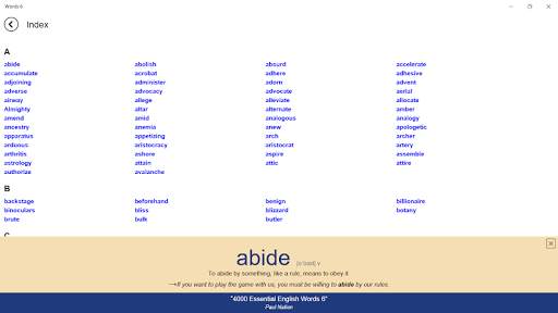 4000 Essential English Words 6 14 تصوير الشاشة