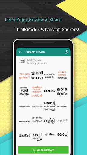 Malayalam Stickers 2023 screenshot 4
