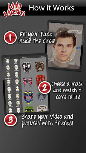 Mojo Masks for Android screenshot 1