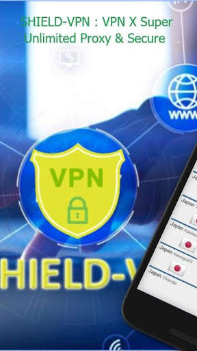 SHIELD-VPN : VPN X Super Unlimited Proxy & Secure screenshot 3