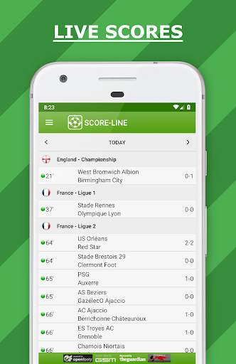 SCORE-LINE - Live Score screenshot 1