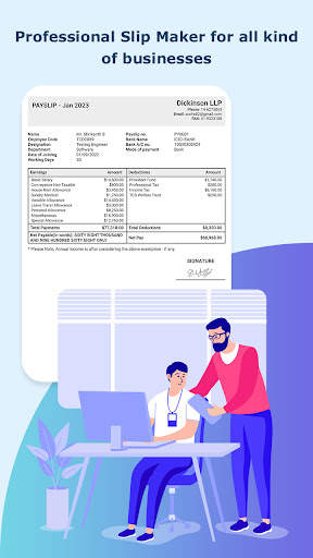 Paystub: Payslip Maker screenshot 1