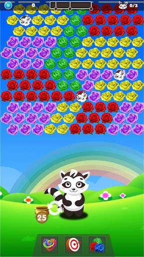 Panda Shooter Rose -New Rose Garden Blossom Crush screenshot 3