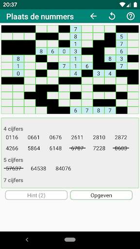Gratis cijferpuzzels screenshot 2