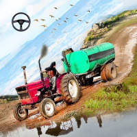 Tractor Trolley Free Cargo Game-Driving Simulator logo