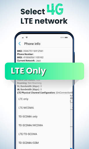 4G LTE mode only скриншот 3