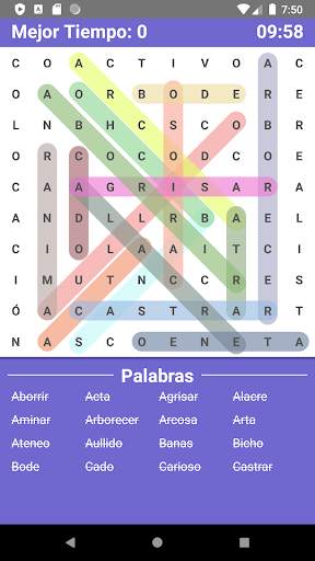 📱 Sopa de Letras Infinitas 📱 screenshot 4