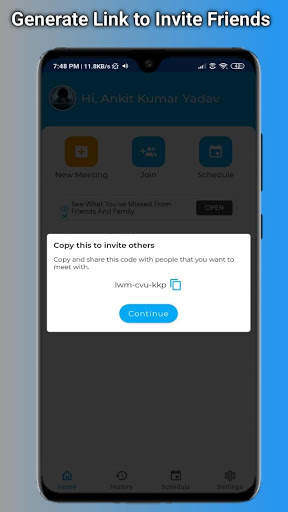 Lets MeetUp - An Indian Video Conferencing App screenshot 3