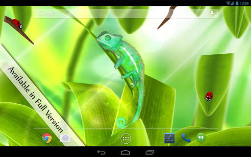 Chameleon 3DLiveWallpaper FREE screenshot 8
