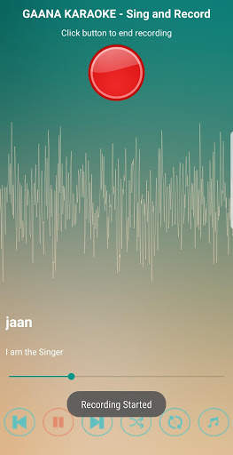 Magnetic Music Player - Gaana Karaoke screenshot 8