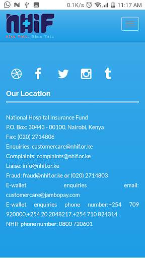 Nhif  Portal Mobile App and Status checker screenshot 1