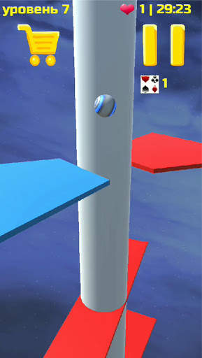 Cycle Way: сломай платформы - падающий шарик screenshot 2