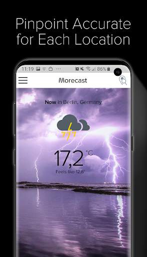 Weather Forecast, Radar & Widget - Morecast screenshot 1