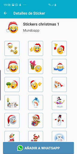 Christmas stickers for whatsapp - WAStickerApps screenshot 3