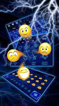 Blue Vortex Lightning Keyboard screenshot 3