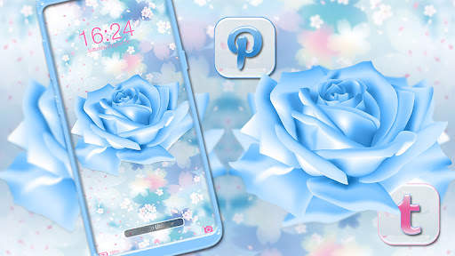 Blue Rose Theme Launcher screenshot 4
