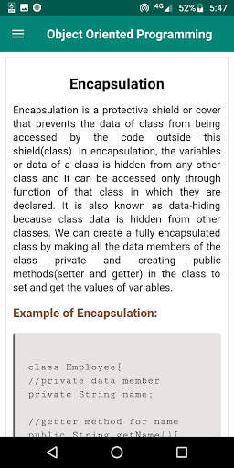 Object Oriented Programming (Oops) screenshot 2