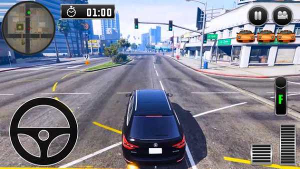 City Driving Skoda Car Simulator screenshot 3