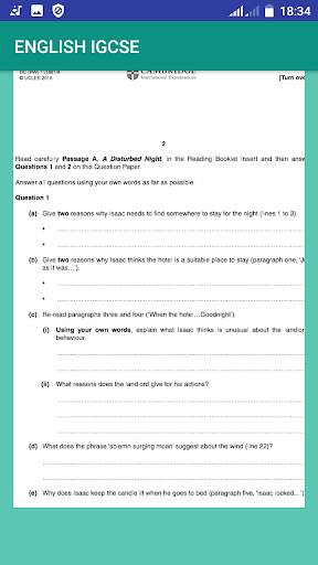 IGCSE ENGLISH PAST PAPERS MARKING SCHEME screenshot 4