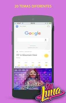 Keyboard Soy Luna - Emoji Keyboard 3 تصوير الشاشة